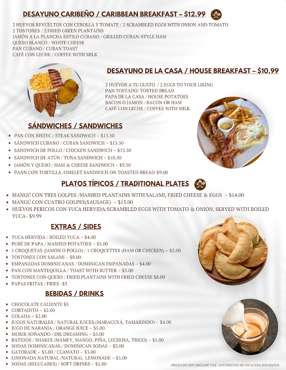 El Rincón De Papa Restaurant Menu - Image 2