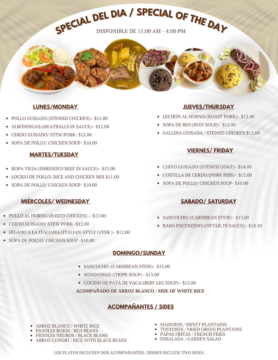 El Rincón De Papa Restaurant Menu - Image 4